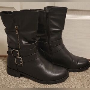 Taxi Black Women's Boots Sz 39/8.5